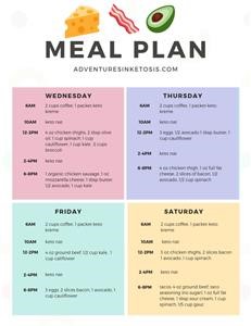 Free 12 Week Keto Meal Plan